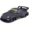 Maisto Tech R/C Porsche 993 RWB: Auto telecomandata in scala 1:24, 2,4 GHz, con impugnatura a pistola, dai 5 anni in su, nero opaco (581533)