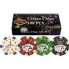 Da Vinci 100 dadi dritti da poker a filo in confezione regalo Las Vegas, 11,5 g