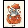 PYRAMID ILUSTRATA MY NEIGHBOUR AUTUMN COL PRINT Printed Art Pyramid International