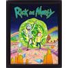 PYRAMID Rick E Morty Portal Poster 3d Lent. Poster Pyramid International