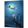 STUDIO GHIBLI CASTLE IN THE SKY WOOD PANEL POSTER STUDIO GHIBLI