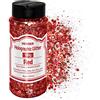 HEMOER IDLSY-31-660, 100 g di paillettes rosse luccicanti, glitter per viso, corpo, capelli, resina epossidica, glitter per viso, 3,52 oz