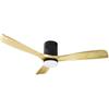 M LEDME Lampadario Ventilatore da soffitto Black Energy 18W illuminazione Led regolabile con telecomando M LEDME