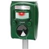 Livoni Repellente per gatti e volpi, a ultrasuoni, a energia solare, a batteria, deterrente per animali e gatti, spaventapasseri per giardini, impermeabile all'aperto con terreno