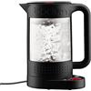 Bodum 11659-01EURO Bistro - Fornello Elettrico a Doppia Parete con Regolazione della Temperatura, in plastica, 19,5 x 23 x 26,5 cm, Colore: Nero