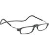 CliC Eyewear Base - Colore: Nero - Gradazione: +2 - Occhiali da lettura classici - Forma Rettangolare - Occhiali da lettura uomo/donna - Made in Italy