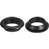 QUARKZMAN 2pz Passacavo 35mm ID 40mm Guarnizione per Cavi Passacavo in Gomma Gommini Passacavo Elettrico per Firewall Guarnizione per Cablaggio Elettrico, Nero