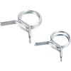 QUARKZMAN 10pz 6mm e 10pz 7mm Carburante Linea Tubo Molla Clip Zinco Placcato Doppio Filo Molla Flessibile Morsetto