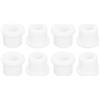 QUARKZMAN 8Pz Guarnizioni in Gomma 1/2(12mm) Foro di Perforazione, 5/16(8mm) Foro ID Tappo Foro in Gomma di Silicone Bianco Guarnizione per Cavi, Automobilistico