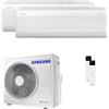 Samsung Condizionatore Samsung Windfree Avant S2 dual split 12000+24000 BTU inverter A++ wifi unità esterna 8 kW AJ080TXJ4KG/EU/AR70F12C1AWNEU_1/AR70F24C1AWNE