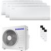Samsung Condizionatore Samsung Cebu S2 trial split 7000+7000+18000 BTU inverter A++ wifi unità esterna 8 kW AJ080TXJ4KG/EU/AR50F07C1AHNEU_2/AR50F18C1AHNEU_1