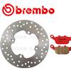 BREMBO Disco Freno Posteriore BREMBO+Pastiglie SP PER HONDA XL 600 V TRANSALP 1991 1992