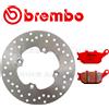 BREMBO Disco Freno Posteriore BREMBO+Pastiglie SP PER HONDA XL 700 V TRANSALP ABS 2012