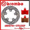 BREMBO Disco Freno Posteriore BREMBO + Pastiglie SP PER SUZUKI GSX-R 750 2004 2005
