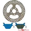 BREMBO Disco Posteriore BREMBO+Past CC PER HARLEY FXSTC 1340 SOFTAIL CUSTOM 1989> 1999