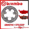 BREMBO Disco Freno Posteriore BREMBO + Pastiglie SP PER SUZUKI GSX-R 750 2008 2009 2010