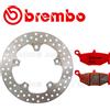 BREMBO Disco Freno Posteriore BREMBO + Pastiglie SP per SUZUKI GSR 600 2008 2009 2010