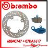 BREMBO Disco Freno Posteriore BREMBO + Pastiglie C.C. PER KAWASAKI Z 1000 2003 2004