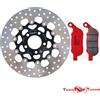 BREMBO Disco Posteriore BREMBO + Pastiglie SP PER HARLEY FXCW ROCKER 1584 2008>2010