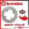 BREMBO Disco Freno Posteriore BREMBO+Pastiglie SINTER SP PER KAWASAKI Z 1000 2003 2004