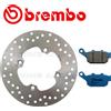 BREMBO Disco Freno Posteriore BREMBO+Pastiglie CC PER HONDA XL 600 V TRANSALP 1991 1992