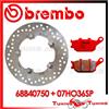 BREMBO Disco Freno Posteriore BREMBO + Pastiglie SP PER YAMAHA YZF R1 1000 2010 2011