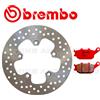 BREMBO Disco Freno Posteriore BREMBO+Pastiglie SP PER YAMAHA FZ6 600 FAZER S2 2007 2008