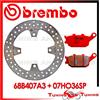 BREMBO Disco Freno Posteriore BREMBO + Pastiglie SP PER KAWASAKI VERSYS 1000 2013 2014