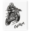 4R Quattroerre.it 6333 Adesivo Cafè Racer Tabella