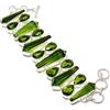 Fatto a mano Bracciale con pietre preziose peridoto catena regolabile dichiarazione fatta ...
