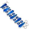Fatto a mano Bracciale con pietre preziose al quarzo tanzanite catena regolabile fatto a m...