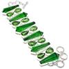 Fatto a mano Bracciale pietre preziose tormalina verde catena regolabile fatto a mano gioi...