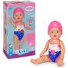 BABY born Lizzie nuotatrice 30 cm, bambola da bagno, funziona senza batterie, adatta all'acqua per bambini da 1 anno