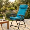 MIlani Home HARPER - poltrona sdraio relax reclinabile con poggiapiedi scorrevole