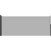 Outsunny Store laterale Brise-Vue paravento retrattile dim. 3L x 1,8H m alluminio Poliestere anti-UV ad alta densità 180 g/m² grigio chiaro