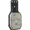 ASPÖCK Faro di posizione destro a LED ASPÖCK FLEXIPOINT con staffa, bianco/rosso