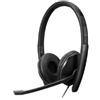 Lenovo 4XD1M45627 Cuffie con Microfono USB-A/USB-C Nero