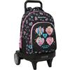 safta Monster HIGH - Zaino Grande con Ruote, Evoluzione Compatta, Rimovibile, Ideale per Bambini di Diverse Età, Comodo e Versatile, Qualità e Resistenza, 33 x 22 x 45 cm