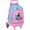 safta BARBIE - Zaino grande con ruote, Compact Evoluzione, rimovibile, ideale per bambini di diverse età, comodo e versatile, qualità e resistenza, 33 x 22 x 45 cm