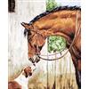 LUCAS Luca-S Jäger und Foxhound Kit Punto Croce, Cotone, Multicolore, 28,5x35cm