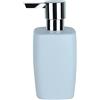 Spirella Dispenser di Sapone in Ceramica retrò Blu Pastello