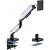 Logilink Supporto monitor LogiLink BP0162 Braccio da tavolo per monitor 17-49" max 20kg Nero/Bianco [AJLLIM000BP0162]