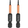 QUARKZMAN 2pz H1,5 Inserti per Avvitatore 1,5mm Punta Piatta Metrica 1/4 Attacco Esagonale 50mm (2) Cacciavite Industriale Bussola Esagonali in Fosfato Nero Magnetico Lungo