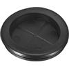 QUARKZMAN Occhielli in Gomma 60mm Foro di Perforazione, Guarnizione Anello per Tappi Fori Monofacciali ID 52mm Passacavi Scrivania per Protezione dei Cavi Firewall, Nero