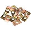 QUARKZMAN M8 Mezza Luna Dadi Rondelle 12pz Ferro Mezza Luna Dadi Distanziatore Rondella Distanziatore Connettore Hardware Raccordi Bronzo