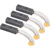 QUARKZMAN 6mm x 6mm x 20mm Carbonio Spazzola, Spazzola di Carbone di Ricambio 4 Pezzi Motore Carbonio Spazzola Carboncini Motore Elettrico per Utensili Elettrici