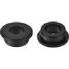 QUARKZMAN 2 Pezzi Occhielli in Gomma 28mm Foro di Perforazione, Passacavi Guarnizione 19mm ID Gommini Passacavo Scrivania Nero Siliconica per Tappo Organizzare Filo Cablaggio Casa Auto