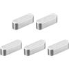 QUARKZMAN 5pz Chiave a Piuma Estremità Rotonda, 6x6x20mm Chiavette Elastiche Acciaio Inossidabile Professionale Chiavetta Parallela per Albero Trasmissione per Industria Meccanica Fissaggi