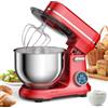 BioloMix BM602E Impastatrice planetaria da cucina da 5 litri, motore a corrente continua da 1200W e 11velocità - Rosso
