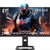 TITAN ARMY P275MV Plus Monitor gaming 27 pollici 320HZ, risoluzione 4K, tecnologia DyDs, pannello IPS veloce, HDR1000